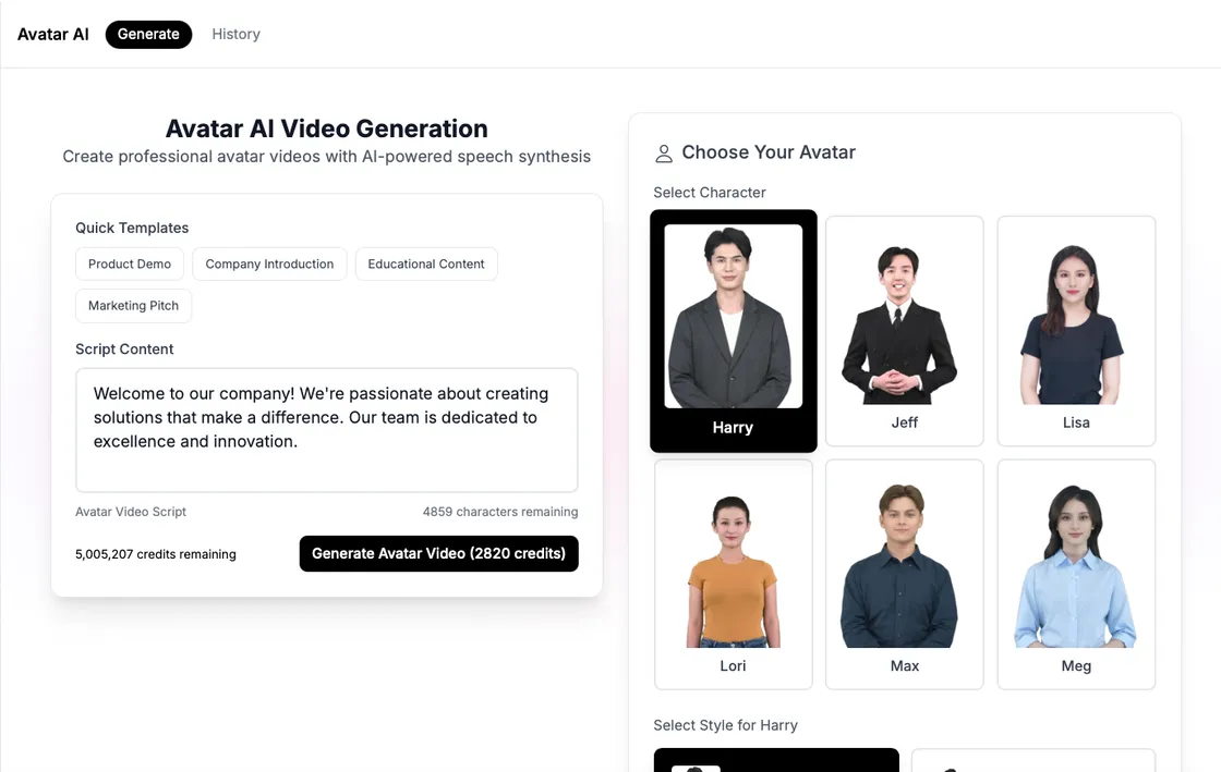 Lifelike AI Avatars for Business Videos