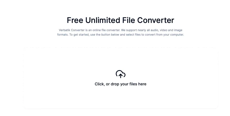 Free Unlimited File Converter